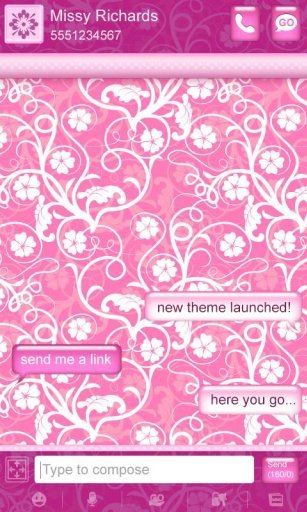 Simply Floral Pink pattern Series截图1