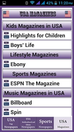 USA Newspapers &amp; Top Magazines截图4