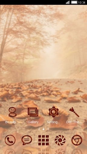 Autumn Trees C Launcher Theme截图1