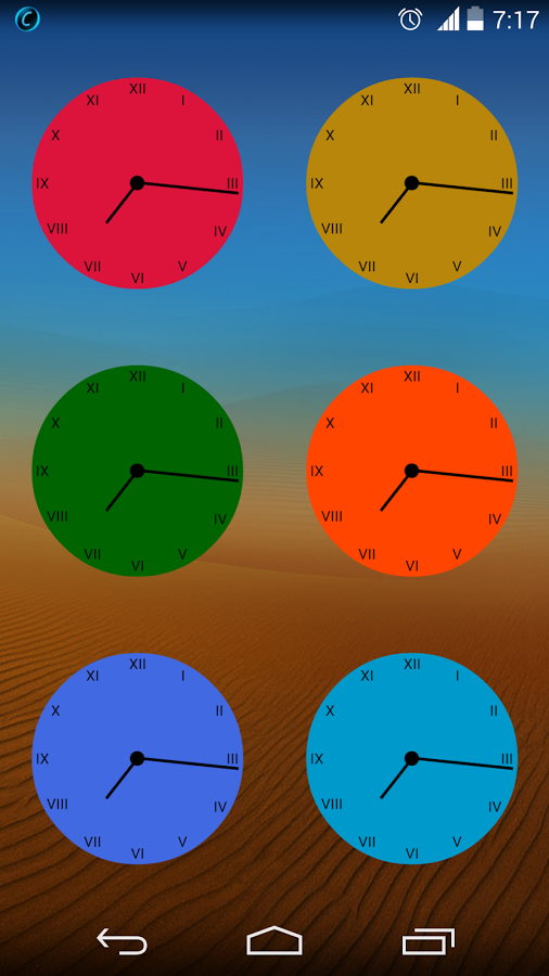 Flat Clock Pack for Zooper截图2