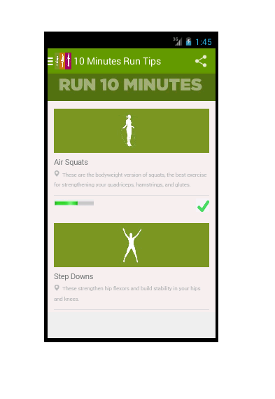 10 Minutes Run Exercises截图4