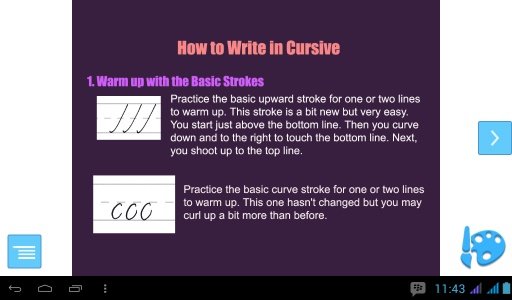 Cursive Writing Tutorials截图2