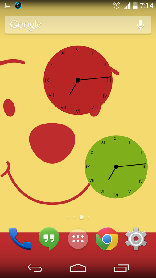 Flat Clock Pack for Zooper截图1