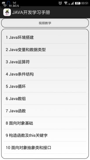 JAVA开发学习手册截图1