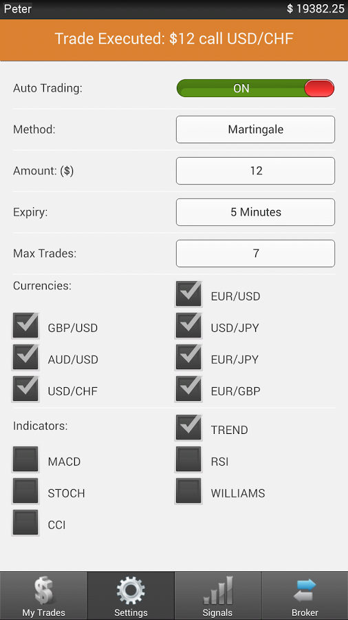 Auto Trade Binary Option Robot截图9