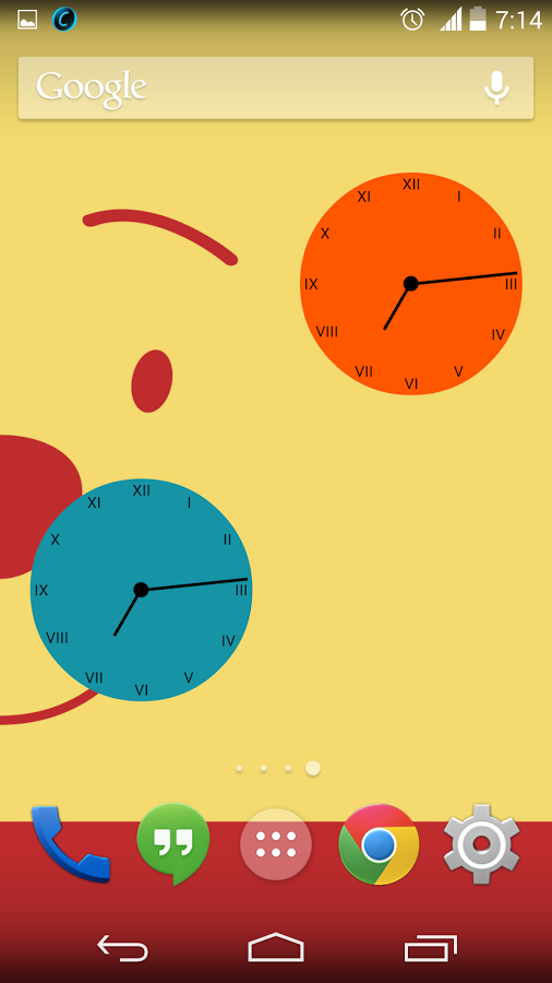 Flat Clock Pack for Zooper截图4