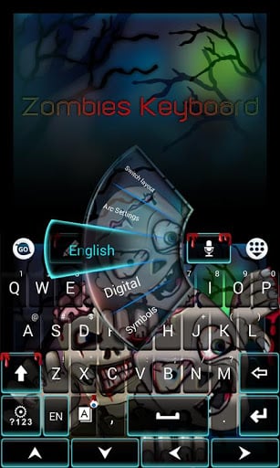 Zombies GO Keyboard Theme截图4