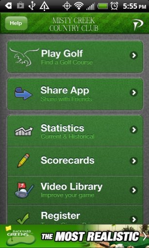 Misty Creek Golf GPS截图2