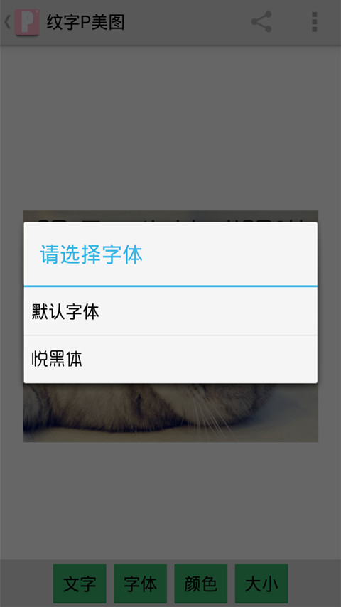 纹字P美图截图3
