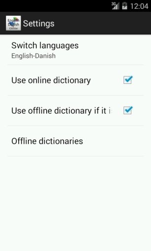 English-Danish Dictionary截图3