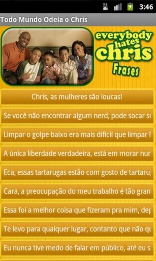 Frases Todo Mundo Odeia Chris截图1