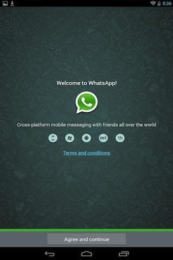 Installing Whatsapp for Tablet截图3