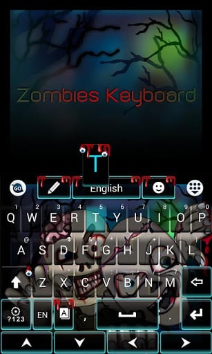 Zombies GO Keyboard Theme截图6