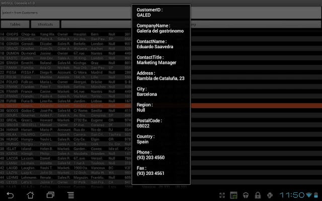 MSSQL Console截图3