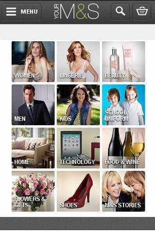 Marks and Spencer app launcher截图3