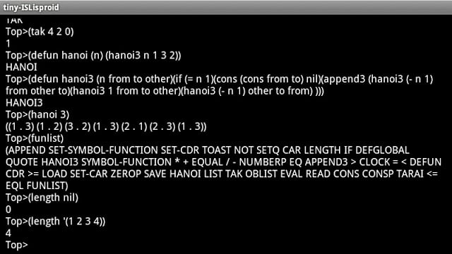 tiny Lisp ISLisproid截图3