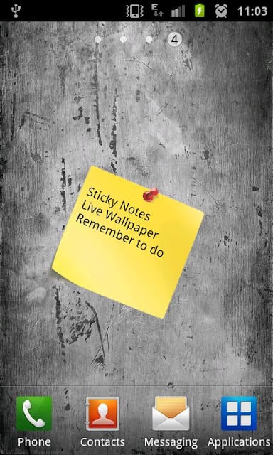 Sticky Notes Live Wallpaper截图4