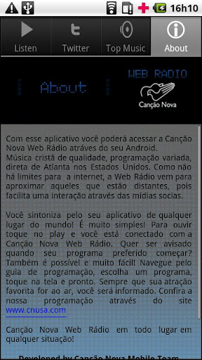 Radio CN USA - Can&ccedil;&atilde;o Nova截图1