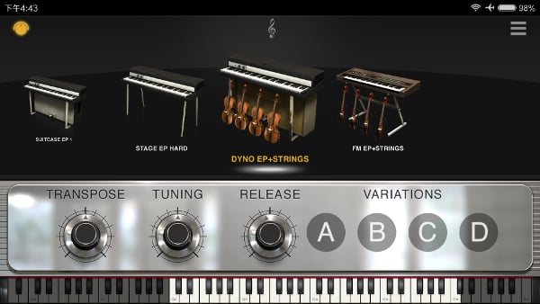 iLectric Piano Free截图3