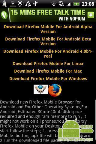 Download Mozilla Firefox Android截图2