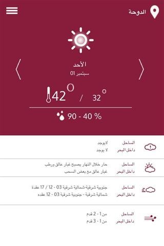 卡塔尔天气新 Qatar Weather New截图2