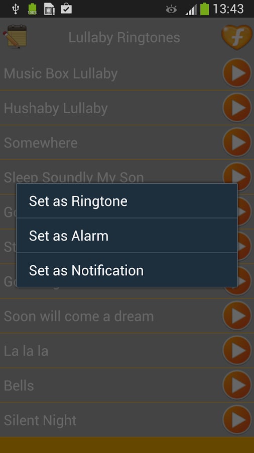 Lullaby Songs Ringtones截图3