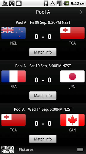 Rugby Heaven RWC 2011截图4