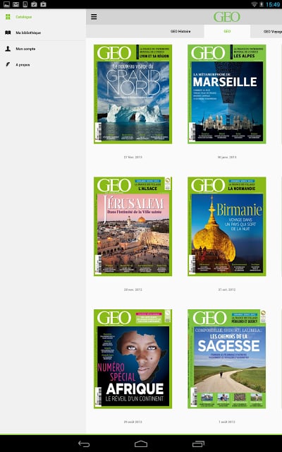 Le monde de GEO magazine截图1