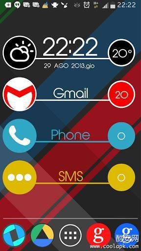 Tondo UCCW Weather Clock Skin截图1