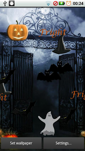 Halloween Live Wallpaper DEMO截图7