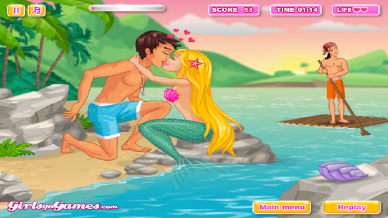 Mermaid Kiss Game截图1