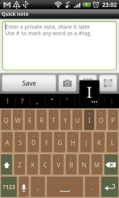 Natural Tones Keyboard Theme截图2