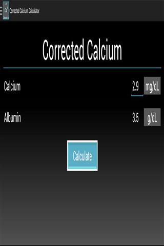 校正钙计算器截图5