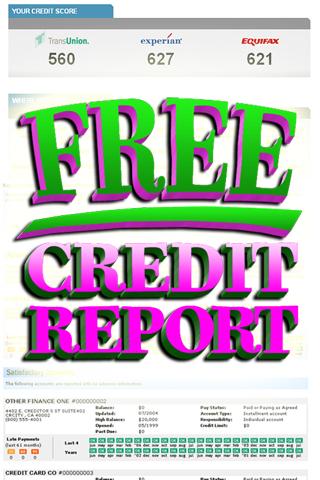 Free Credit Report &amp; Scores截图1