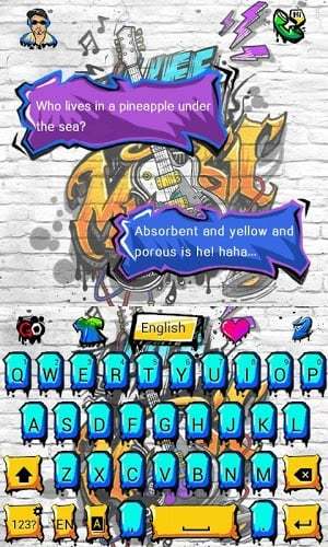 Graffiti GO Keyboard Theme截图3