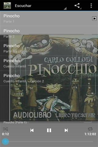 有声书:木偶奇遇记 Audiolibro: Pinocho截图1