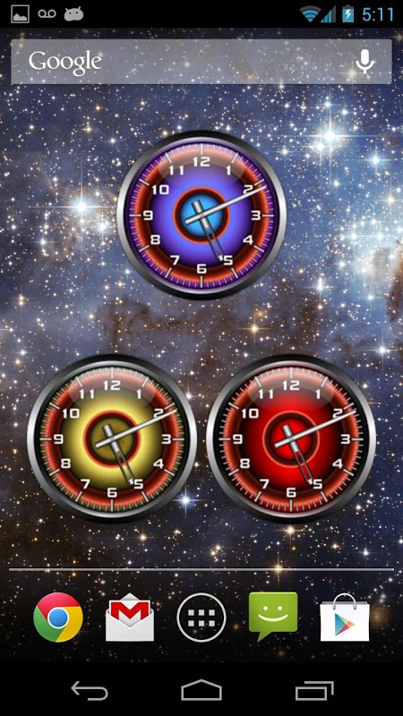 3D Red2 Clock Set Free Edition截图2