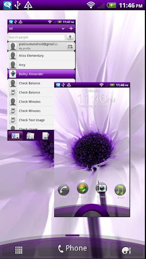 Sense 3.0 Skin PurpleGoddess截图3