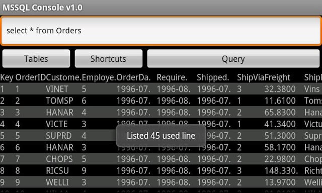 MSSQL Console截图11