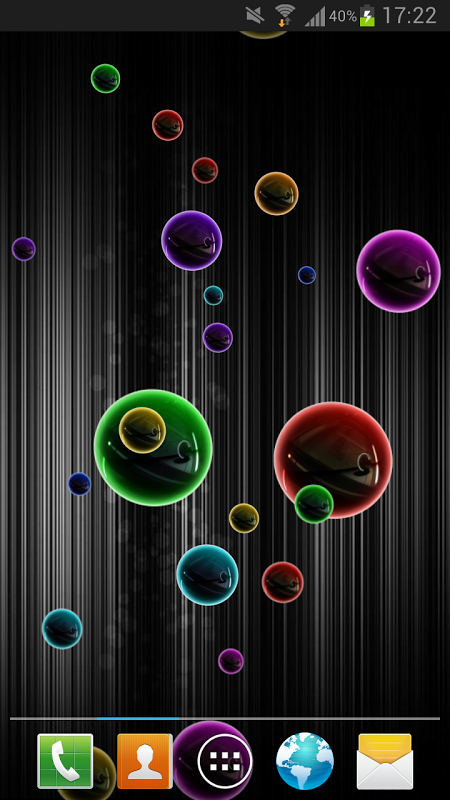 Bubbles Neon HD Live Wallpaper截图5