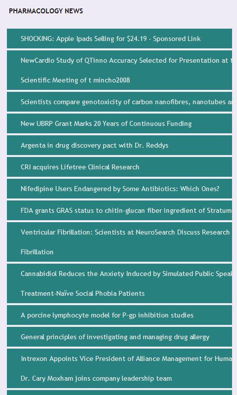 Pharmacology News截图2