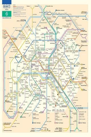 Paris subway map截图2