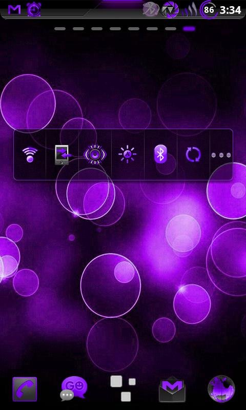 GOWidget Theme DeepPurple-Free截图10