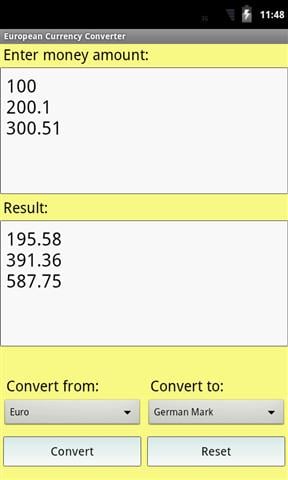 欧洲货币转换器截图1