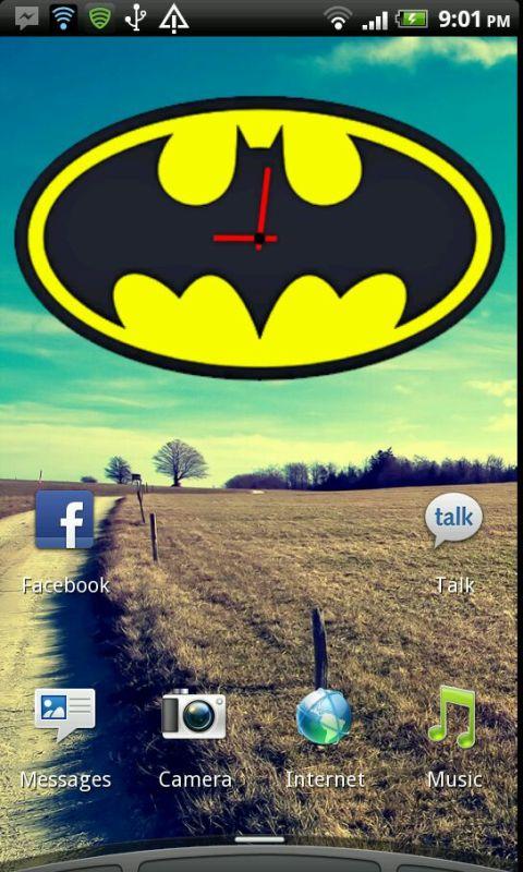 Batman Clock Widget截图1