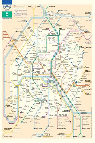 Paris subway map截图1