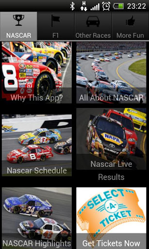 NASCAR Schedule F1 News&amp;Result截图6