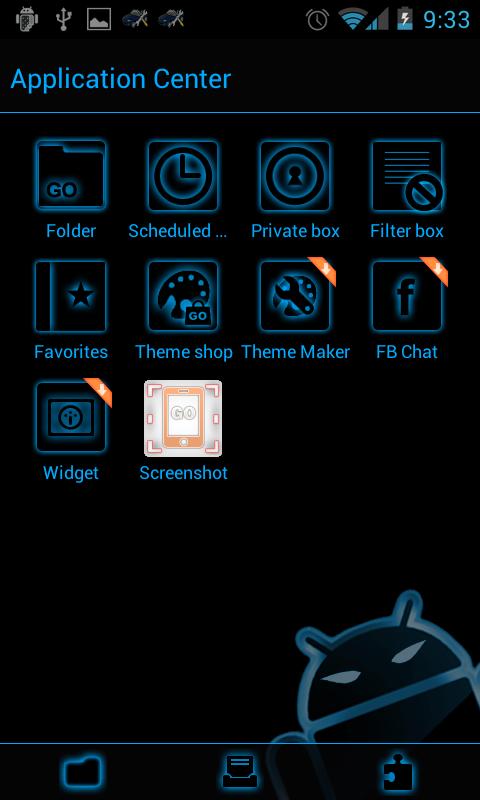 GOSMS SteelBlue Theme - Free截图3