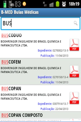 B-MED Bulas M&eacute;dicas截图3