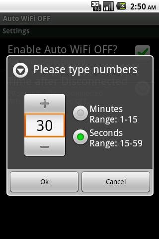 Auto WiFi OFF截图1